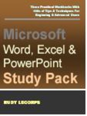 cover image of Microsoft Word, Excel & PowerPoint Study Pack